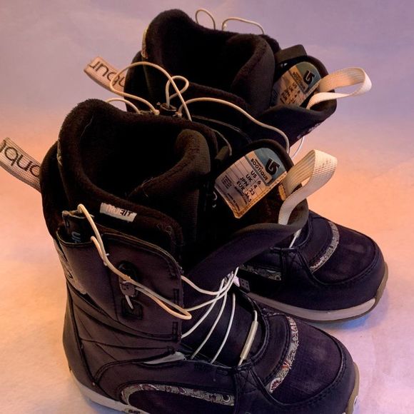 Burton Shoes - Burton Snowboard Boots Imprint 1 Womens 6 Black Winter Shoes Snow